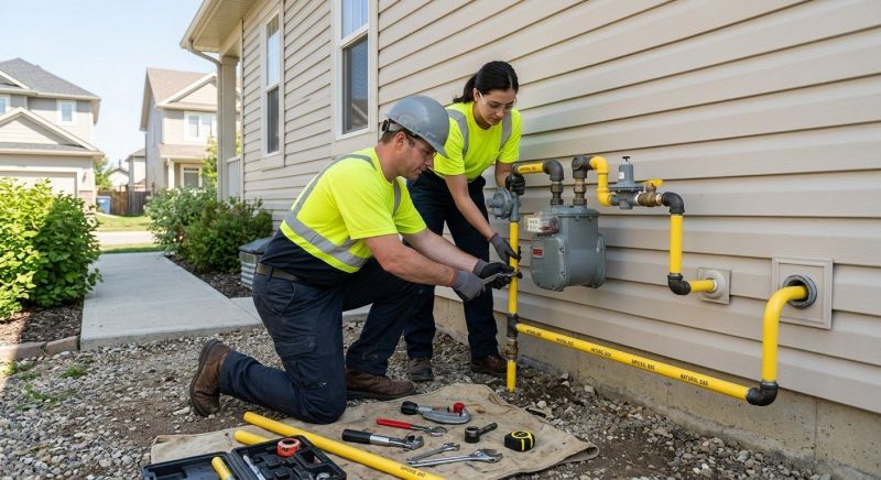 Gas Line Installation in Fredericksburg, VA
