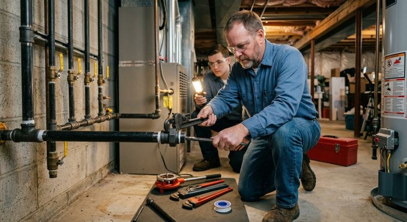 Gas Line Plumbing in Austin, TX