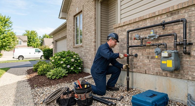 Gas Line Relocation in Columbus, OH