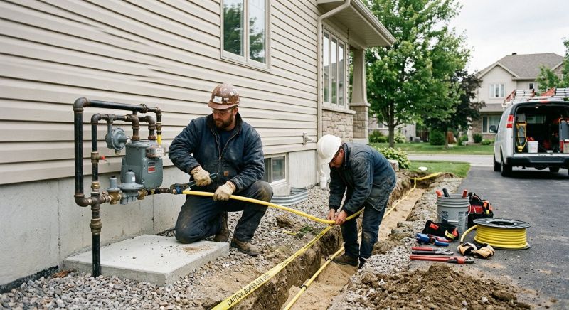 Gas Line Rerouting in Austin, TX