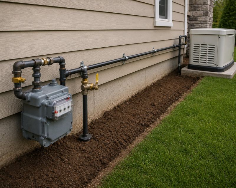 Gas Plumbing Installation in Fredericksburg, VA