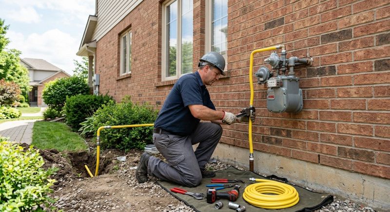 Home Gas Line Installation in Fredericksburg, VA