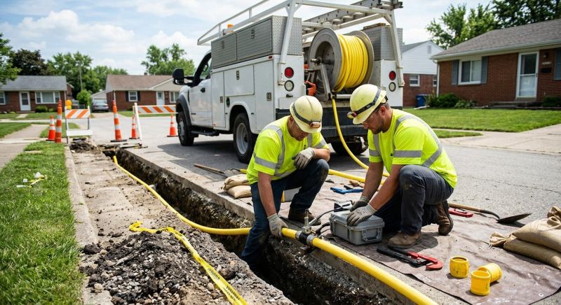 Natural Gas Line Installation in Annapolis, MD