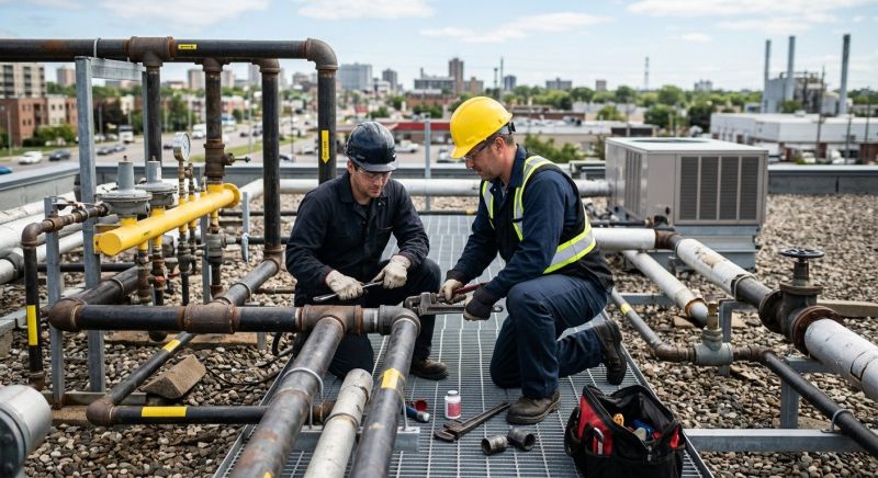 Commercial Gas Line Service in Columbus, OH