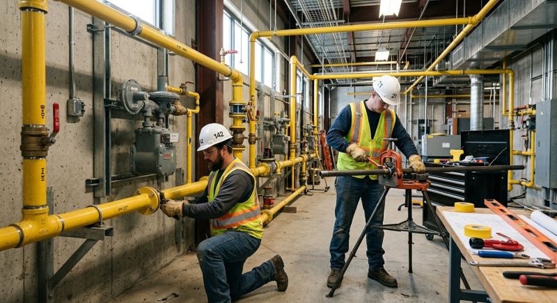 Commercial Gas Piping in Denver County, CO
