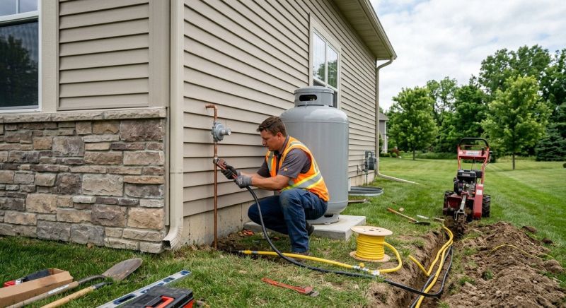Propane Line Installation in Austin, TX